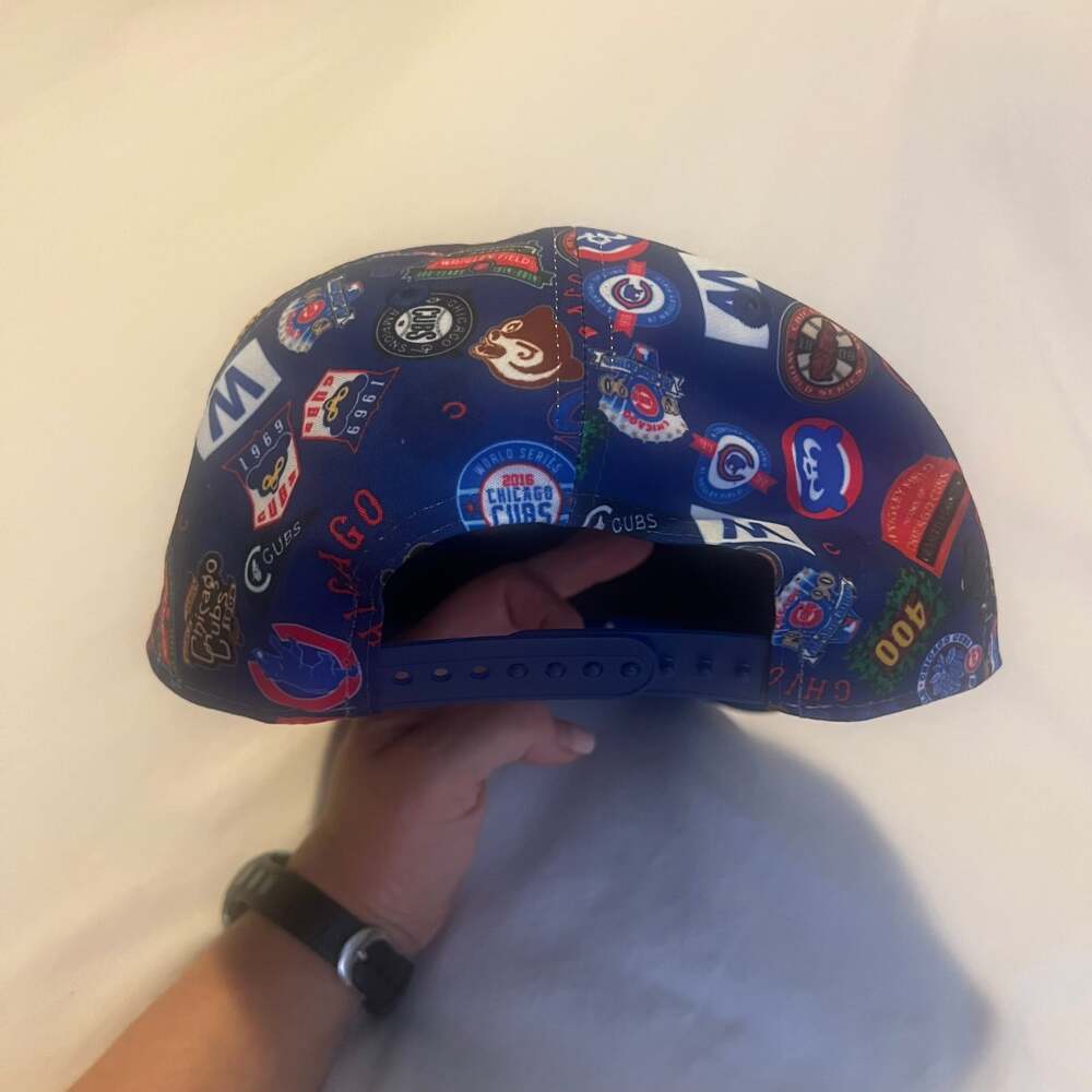 Chicago Cubs Royal OTC All Logos New Era 9FIFTY Snapback Hat One Size Fits Most - Picture 3 of 7